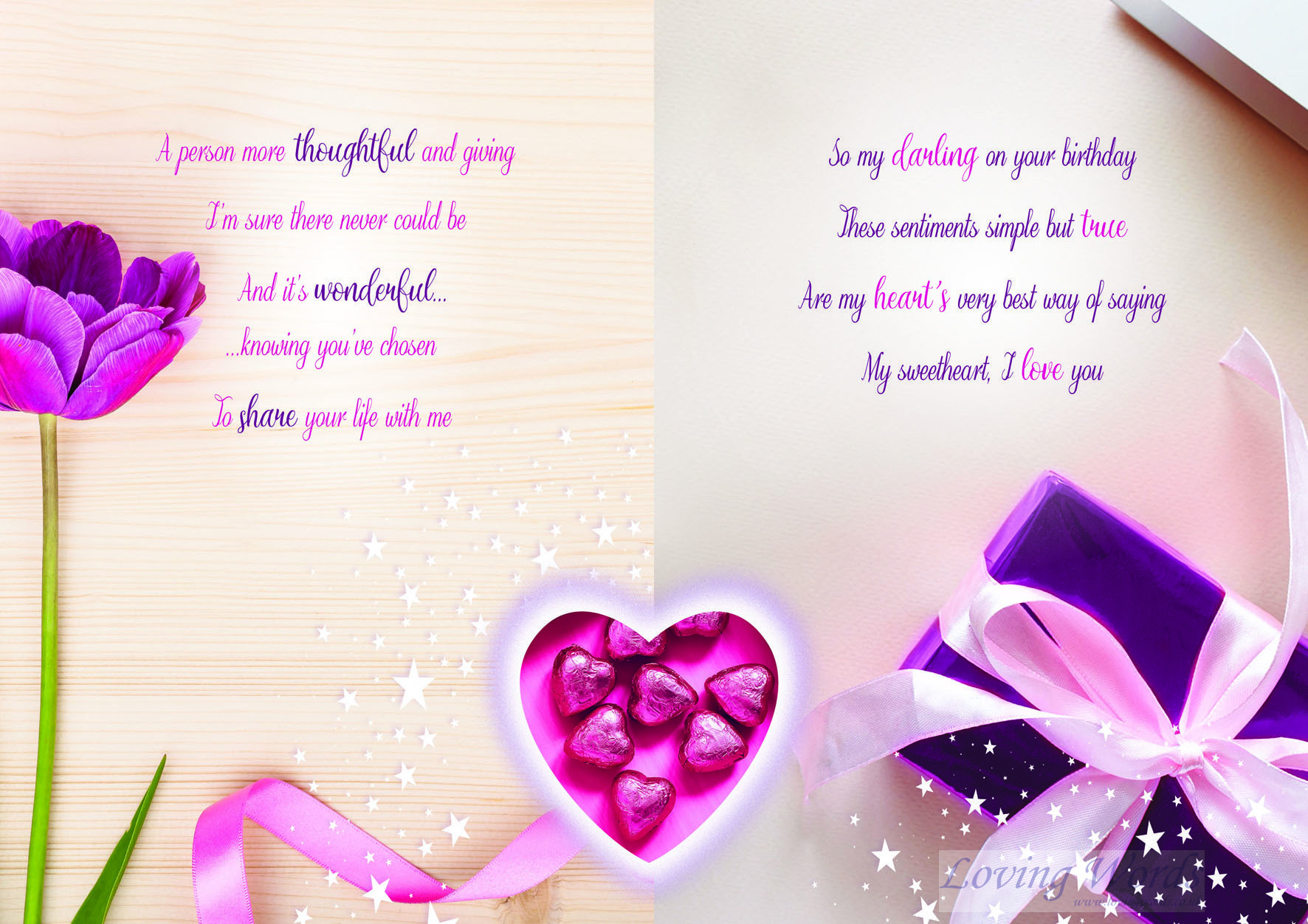 Wife Birthday | Greeting Cards by Loving Words