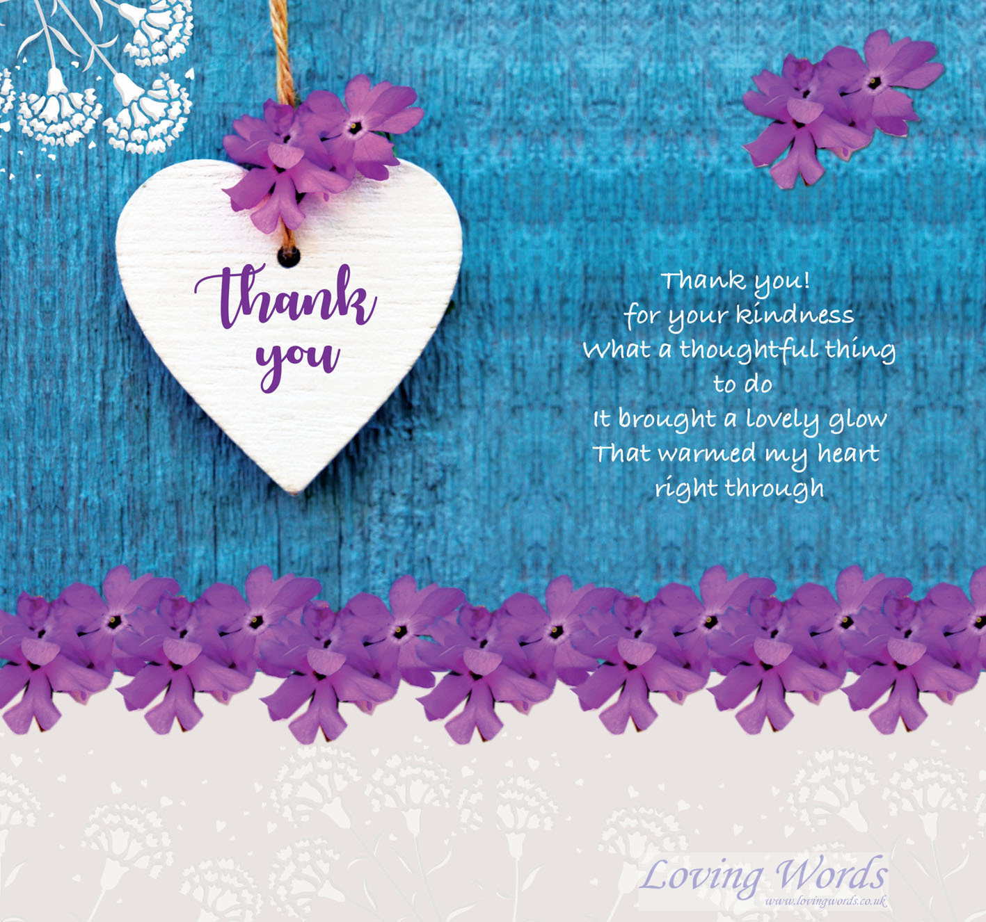 Thank You | Greeting Cards by Loving Words