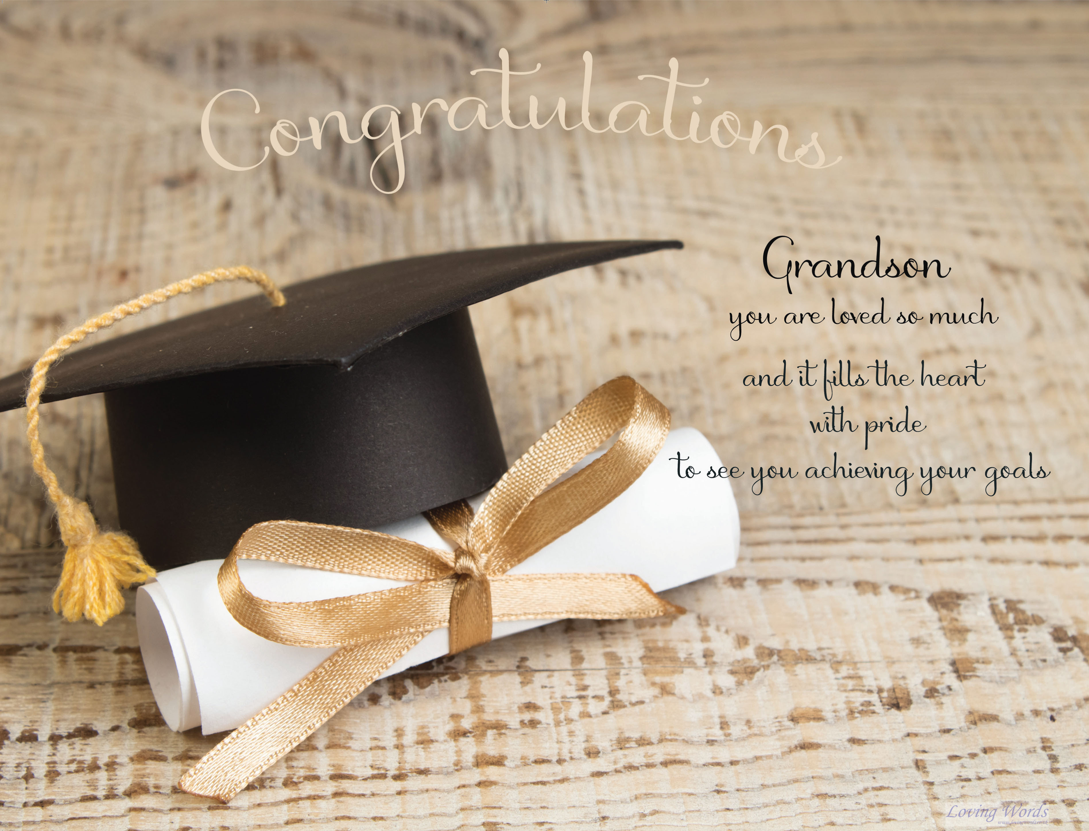 Grandson Graduation | Greeting Cards by Loving Words