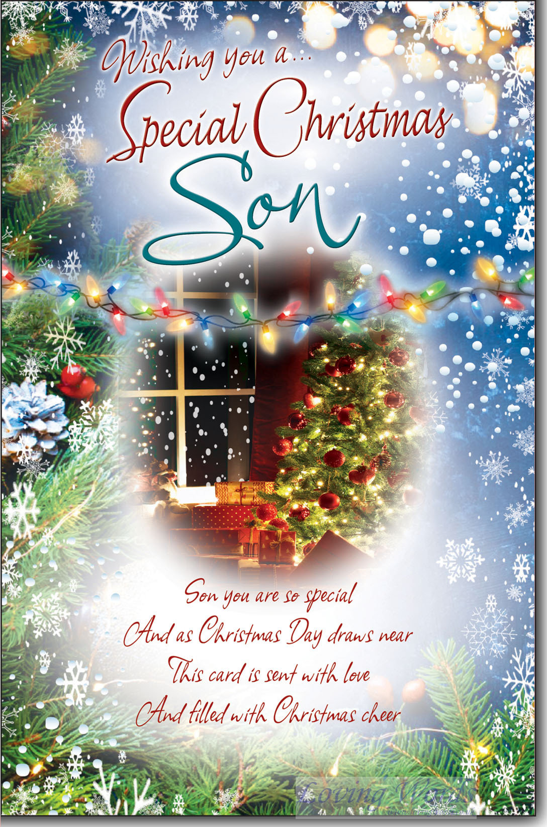Christmas Son wishing you a special Greeting Cards by Loving Words