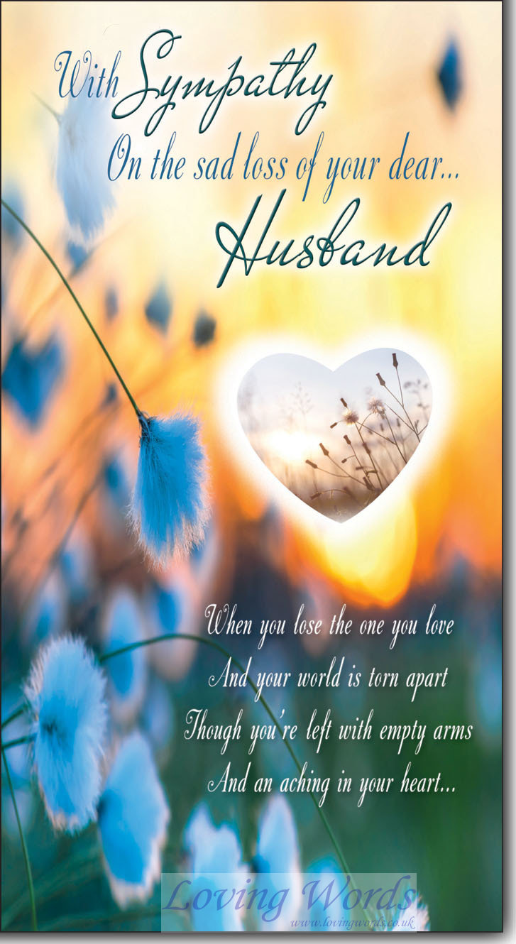 Loss Of Husband | Greeting Cards by Loving Words