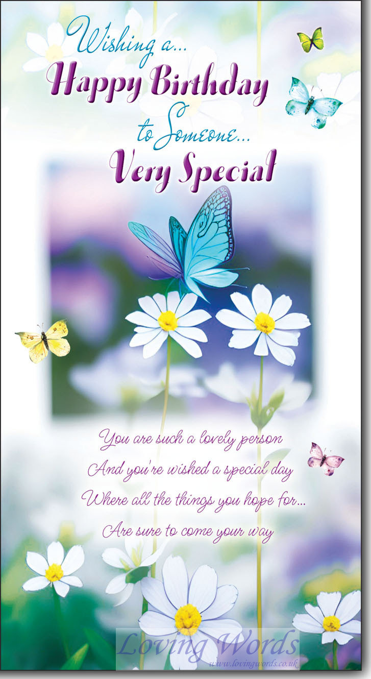 Someone Special Birthday (F) | Greeting Cards by Loving Words