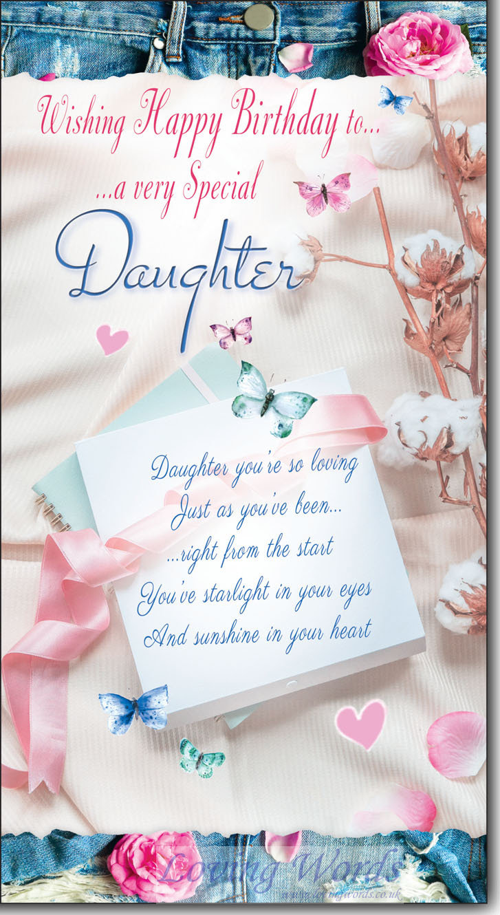 Daughter Birthday Special Daughter | Greeting Cards by Loving Words