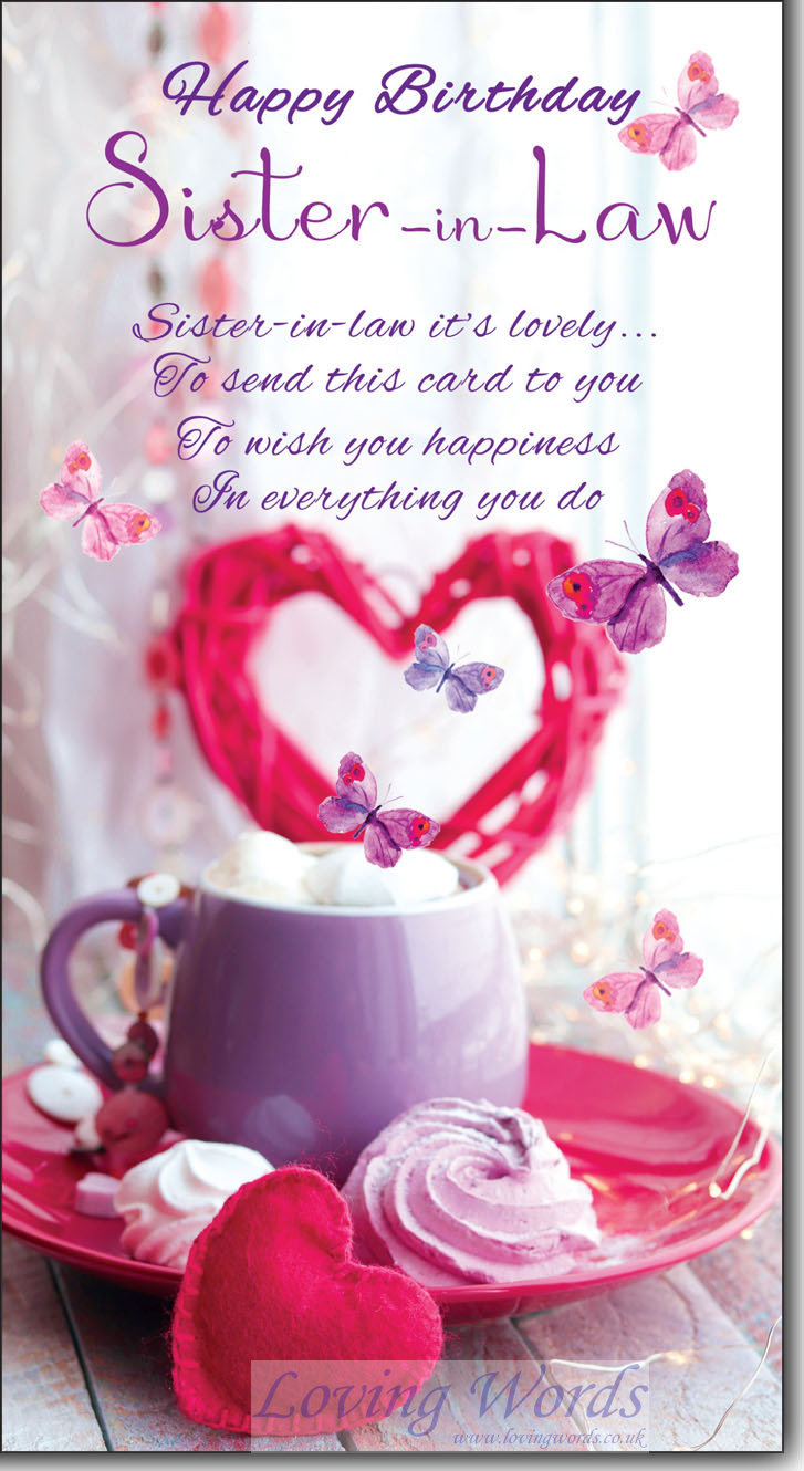 Happy Birthday Sister In Law | Greeting Cards by Loving Words