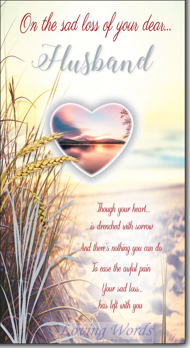 On the Sad Loss of your Dear Husband | Greeting Cards by Loving Words