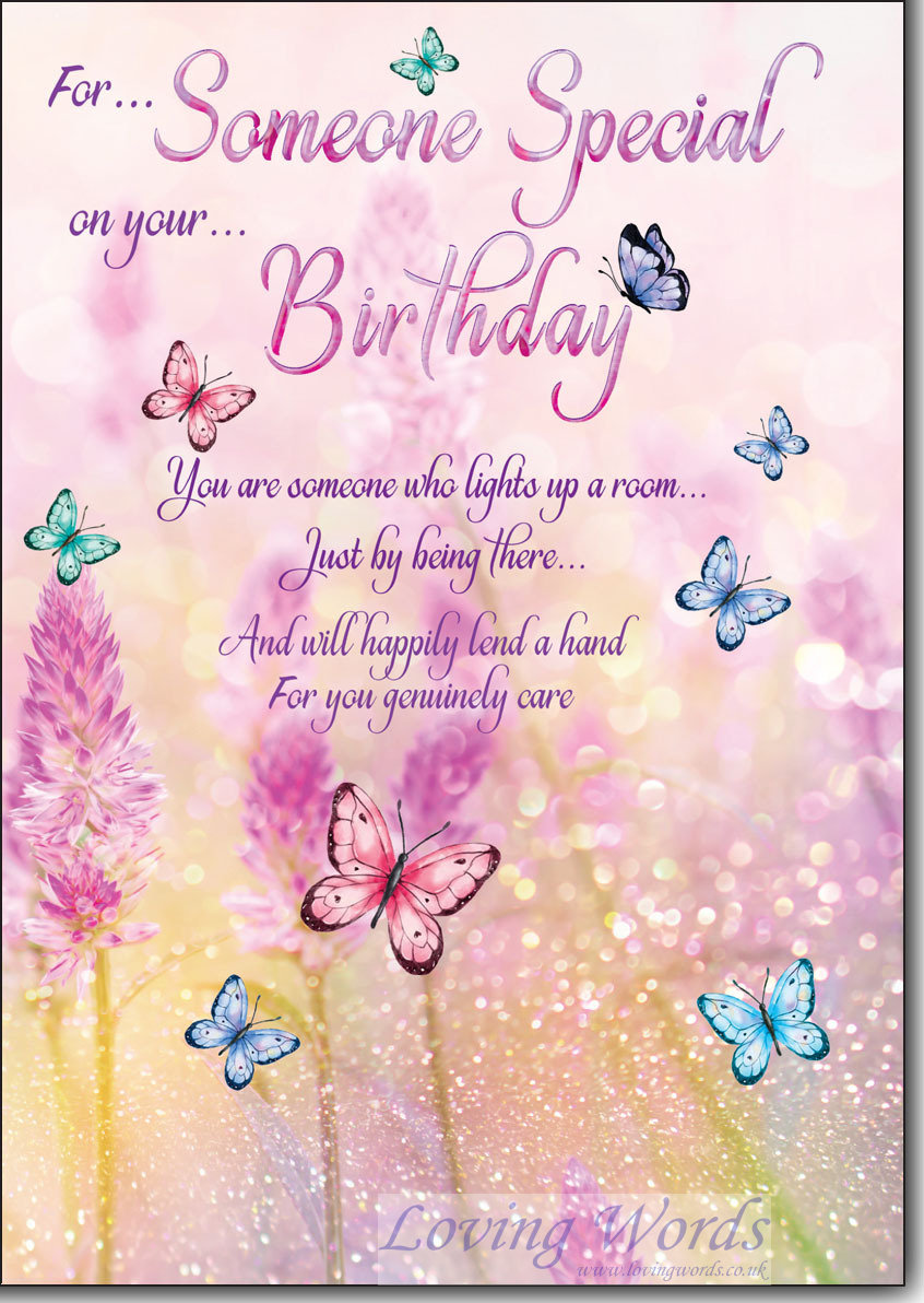 Birthday Someone Special | Greeting Cards by Loving Words