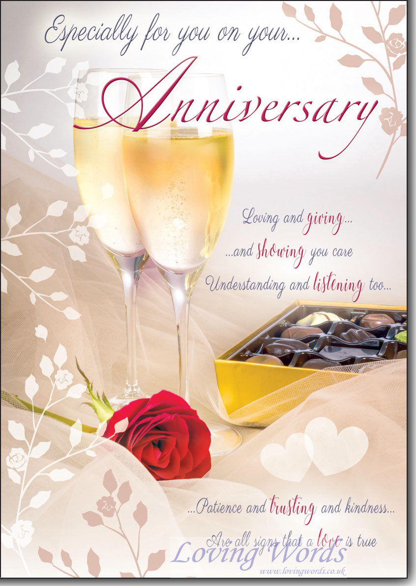 On Your Anniversary Greeting Cards By Loving Words