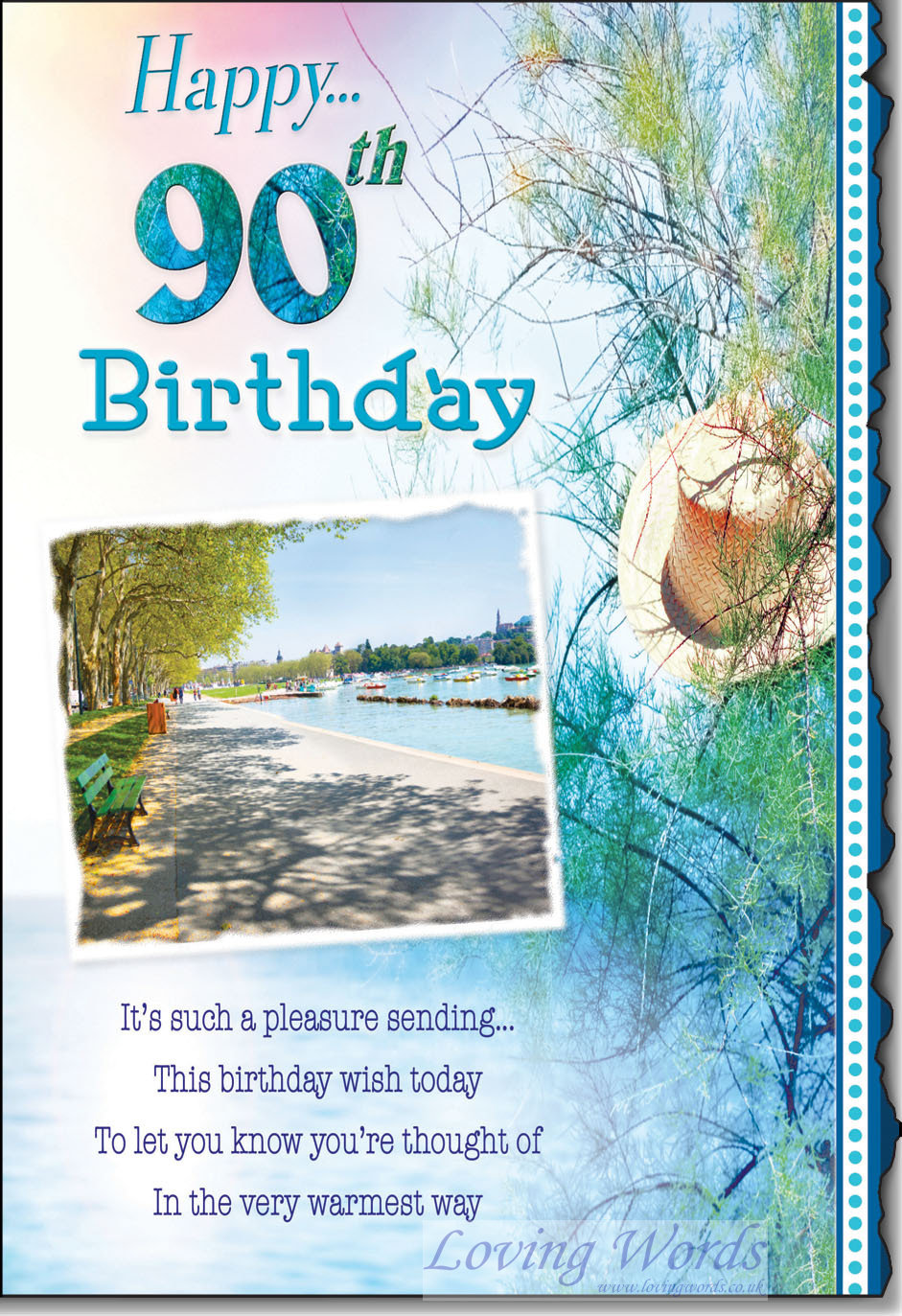 4 Styles Card For 90th Birthday Male 90th birthday card male