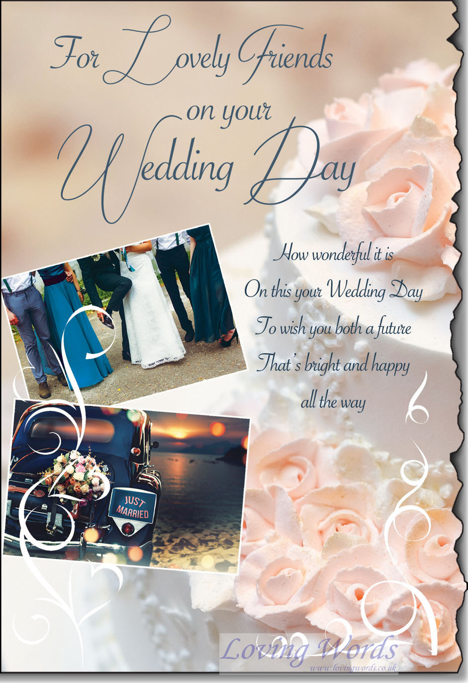 Lovely Friends Wedding Day | Greeting Cards by Loving Words
